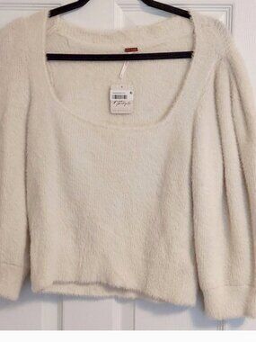 Free People Moonbeam Eyelash Sweater NWT Medium